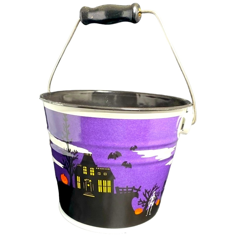 The Golden Rabbit Halloween Enamel Pail